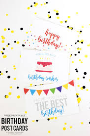 Printable Happy Birthday Card For Teacher Free Printable Birthday Postcards The Inspiration Board Free Printable Birthday Cards Free Birthday Card Birthday Card Printable