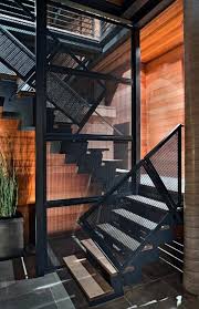 Monolithic gray structures create a special rich atmosphere. Top 70 Best Staircase Ideas Stairs Interior Designs