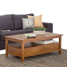 Find the perfect home furnishings at hayneedle, where you can buy online while you explore our room designs and curated looks for tips, ideas & inspiration to help you along the way. Simpli Home Warm Shaker Coffee Table Walmart Com Walmart Com