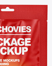 Download Bag With Anchovies Mockup Yellow Author PSD Mockup Templates