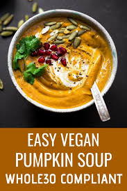 Easy Vegan Pumpkin Soup A Low Carb And Delicious Pumpkin Soup Recipe That S Full Of W Vegan Pumpkin Soup Vegan Pumpkin Soup Recipe Pumpkin Soup Recipe Healthy