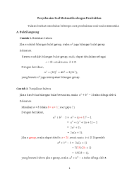 Dec 05, 2020 · notasi sigma. Pdf Penyelesaian Soal Matematika Dengan Pembuktian Kusuma Hadi Purnawan Academia Edu