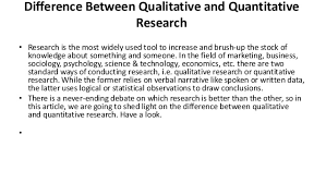 What Is The Difference And Similarity Between Qualitative