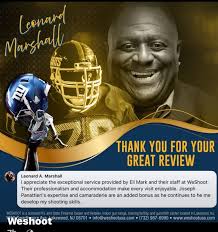 I'm incredibly fortunate to have friends at WeShoot in Lakewood, New  Jersey, who consistently make me feel valued as a member. Whether I visit  with Joseph Panitierri or guest along with my