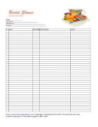 Are you hosting a party? Autumn Themed Teacup Bridal Shower Gift Record Sheet Free Printable Bridal Shower Bridal Shower Gifts Free Wedding Printables