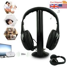 Les meilleurs casques et écouteurs en un coup d'œil. 5in1 Wireless Headphone Casque Audio Sans Fil Ecouteur Hi Fi Radio Fm Tv Mp3 Mp4 Noise Cancelling Headphone Deep Bass Headphones 5in1 Wireless Headphone Black Shopmeaway