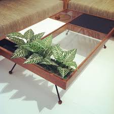 Coffee Table With Planter Furniture Design Furniture Vintage Home Decor