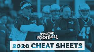 Printable fantasy football cheat sheets. Fantasy Football 2020 Printable Cheat Sheets For Top 200 Rankings By Position Rsn