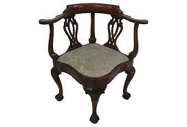 2395 On Sale For 1595 Ball Claw Corner Chair Era Vintage 1910 1950 Corner Chair Chair Vintage Chippendale