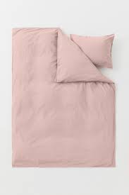 washed cotton duvet cover set powder pink home all h m us duvet cover sets cotton duvet cover pink duvet cover