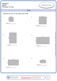 worksheet grade 5 math area area and perimeter worksheets perimeter worksheets mathematics worksheets