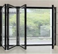 Sixinalu Factory Price Soundproof Accordion Door for Kitchen Custom Bi Fold  Thermal Break Aluminum Folding Doors for Veranda Custom Size and Color