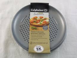 Calphalon Nonstick Bakeware 7 Personal Mini Pizza Pan Set 4 Piece 1836836 New Calphalon Calphalon Bakeware Bakeware Set Pan Pizza