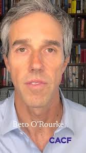"Courage is in short supply in America right now.", Former Congressman  @betoorourke