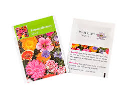 Some flowers can last longer outside of water than others. Promotional Seed Packets Summer Flowers Printed With Your Logo At Gopromotional Ireland