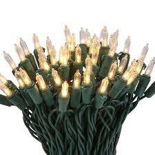 Amazon Com Led Mini Christmas Tree Light 100 Count Bulbs White Mini String Light Green Wire Home Improvement