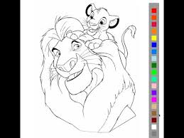 Lion king for kids coloring pages are a fun way for kids of all ages to develop creativity, focus, motor skills and color recognition. The Lion King Coloring Pages For Kids The Lion King Coloring Pages Games Youtube