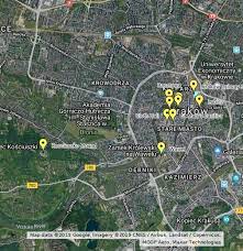 Click full screen icon to open full mode. Krakow Poland Google My Maps