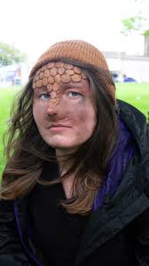 Final application of my sweet tooth inspired armadillo-human hybrid  #sweettoothnetflix #specialeffects #specialeffectsmakeup #makeupstudent