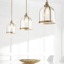 Doucette 1 Light Single Bell Pendant Glass Pendant Light Kitchen Island Lighting Pendant Dining Room Light Fixtures