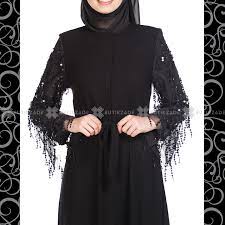 Kolu Payetli Abaya Siyah Abaya Tarzi Elbise Elbise Modelleri