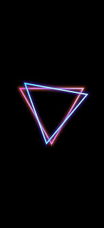 Download iphone 4k wallpapers hd, beautiful and cool high quality background images collection for your device. Dual Triangles Amoled Wallpaper Amoled In Neon Wallpaper 4k Wallpaper Iphone Wallpaper