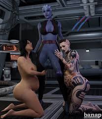 Rule34 - If it exists, there is porn of it  jack (mass effect), liara  tsoni, miranda lawson, subject zero  5340318