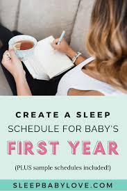 How To Create An Infant Sleep Schedule In Babys First Year