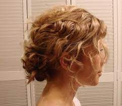 We asked kardashian family hair stylist andrew fitzimons how to curl hair easily without heat. Short Curly Tendrils Hair Pinned Back Hair Styles Hair Short Hair Updo