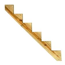 Severe Weather 6 Step Pressure Treated Wood Stair Stringers Lowes Com Stairs Stringer Wood Stairs Outdoor Steps