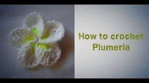 Crochet 3d layered flower, slow and easy guide for beginner to learn, flower. Hawaiian Plumeria Flowers Crochet Pattern Free Crochet Patterns Video Tutorial