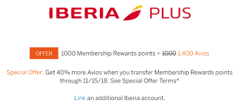 40 Bonus For Transferring American Express Membership