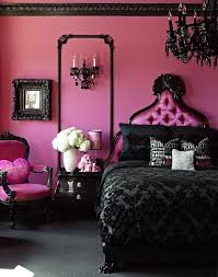 Unique lamp black wooden table pink blanket white kids bedroom : Pink Black And White Bedroom Decorating Ideas Novocom Top