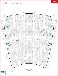 Lyric Opera Seating Charts