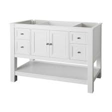 Buy iwell vanity table set with 3 colors lighted mirror, 1 storage cabinet & 2 drawers, dressing makeup table with cushioned stool, gift for mom, girl, women, dresser desk for bedroom, bathroom white: Gazette 48 In Vanity Cabinet Only In White Walmart Com Walmart Com