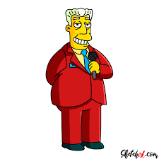 The best gifs are on giphy. How To Draw Kent Brockman Step By Step Drawing Tutorials Kent Brockman The Simpsons Kent