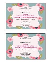 Dicatat oleh kembara sufi on sabtu, 19 mac 2016. Buku Program Majlis Hi Tea Pengawas Sekolah