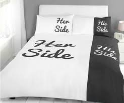 Her Side His Side Bedding Set Creative Beds Side Bed Double Duvet Set