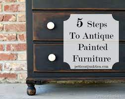 How To Make New Furniture Look Old In Five Easy Steps Painting Antique Furniture Painted Furniture Painting Wooden Furniture