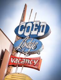 Coed Lodge Reno Nv Vintage Neon Signs Old Neon Signs Retro Signage