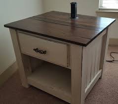 Chunky Farmhouse Nightstand Ana White Diy Nightstand Farmhouse Nightstand Diy Furniture Bedroom