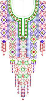 Click on the picture to enlarge. Embroidery Neckline Designs Embroidery Stars Embroidery Stars