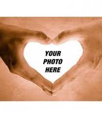 After you set the photo frame you can push the save button to download the photo frame extend your own photo. Photo Frame Of Hands Making The Shape Of A Heart