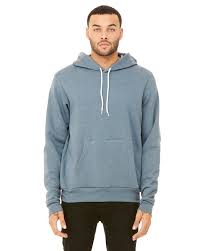 bella canvas 3719 unisex poly cotton fleece pullover hoodie