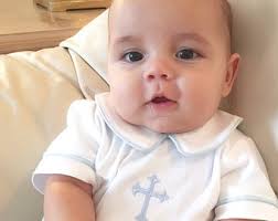 Star of David Yoke Gown-brit Bat-simchat Bat Gown-white With Pink Trim Pima  Cotton Gown-baby Girl Naming Gown-zeved Habat-pima Cotton Baby