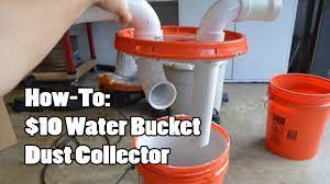So i took both buckets and cut the bottoms out. How To 10 Water Bucket Dust Collector Youtube