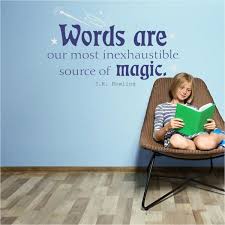 Words are our most inexhaustible source of magic. JK Rowling Quote – The  Simple Stencil