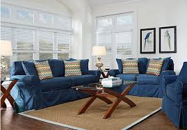 Cindy Crawford Beachside Blue 7 Pc Living Room Affordable Living Room Set Living Room Sets Blue Living Room Sets