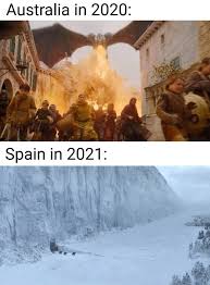 Funny pictures with spanish captions. Australia In 2020 Spain In 2021 Meme Video Gifs Australia Meme Spain Meme