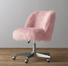 Find out our favorite ergonomic choices. Alessa Kashmir Faux Fur Desk Chair Pewter